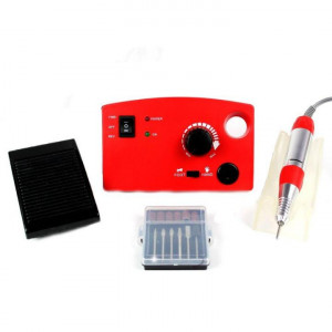 Машинка для аппаратного маникюра Nail Polisher DM-211 красная
