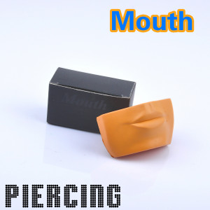 Силиконовая 3d модель губ для практики пирсинга и тату, татуажа BP4031